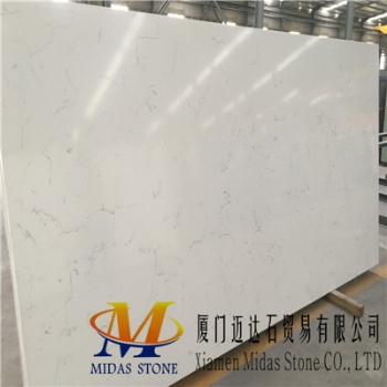China Carrara Quartz Stone Slabs