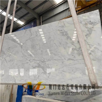 Polished Snow White Marble Slabs