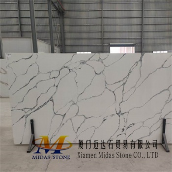 Chinese Calacatta Quartz Stone Slabs