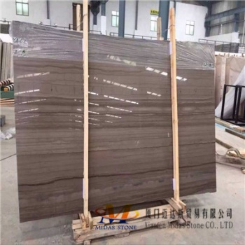 China Athens Wood Marble Slab