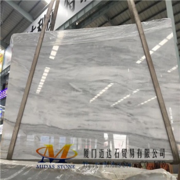 Chinese Cloud Sea White Marble Slabs