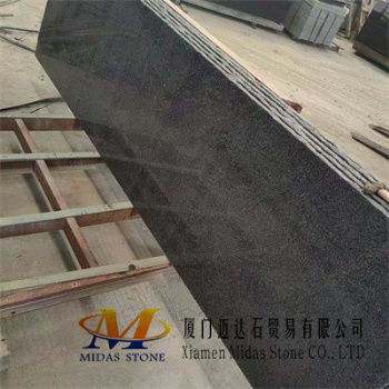 China Sesame Black Granite Slabs