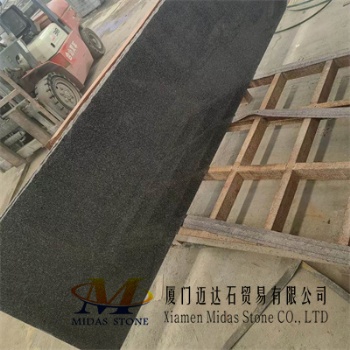 Chinese Sesame Black Granite Slabs