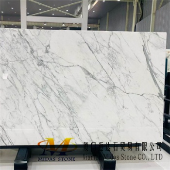 Polished Snow White Marble Slabs