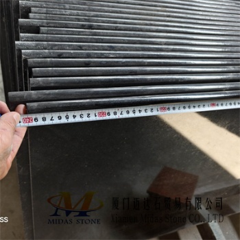 Black Galaxy Granite Countertops Round Edge